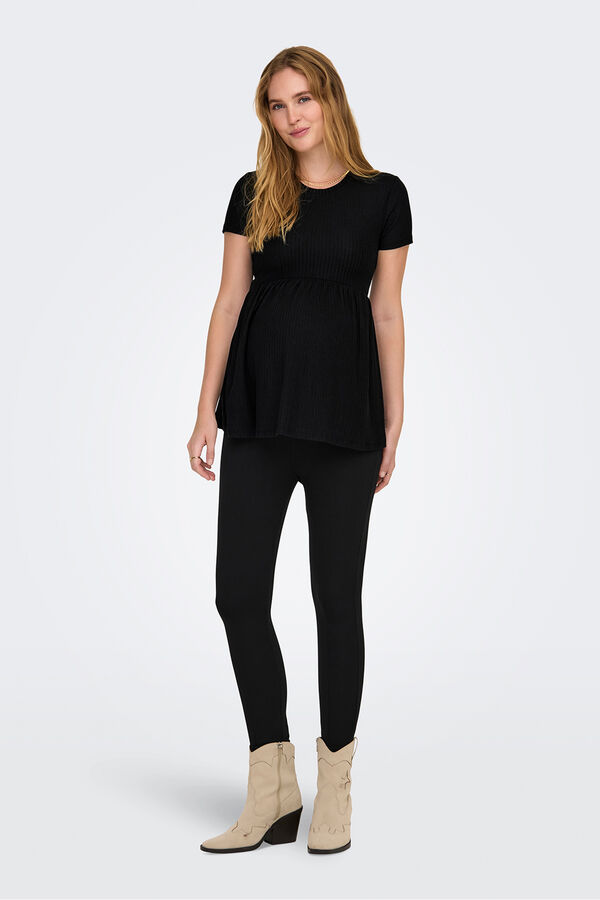 Only Maternity Short-sleeved maternity short-sleeved T-shirt  black
