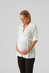 Womensecret 2/4 length-sleeved maternity shirt fehér