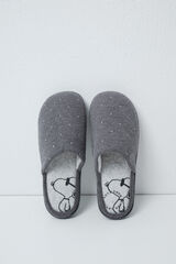 Women'secret Grey Snoopy studded slippers grey