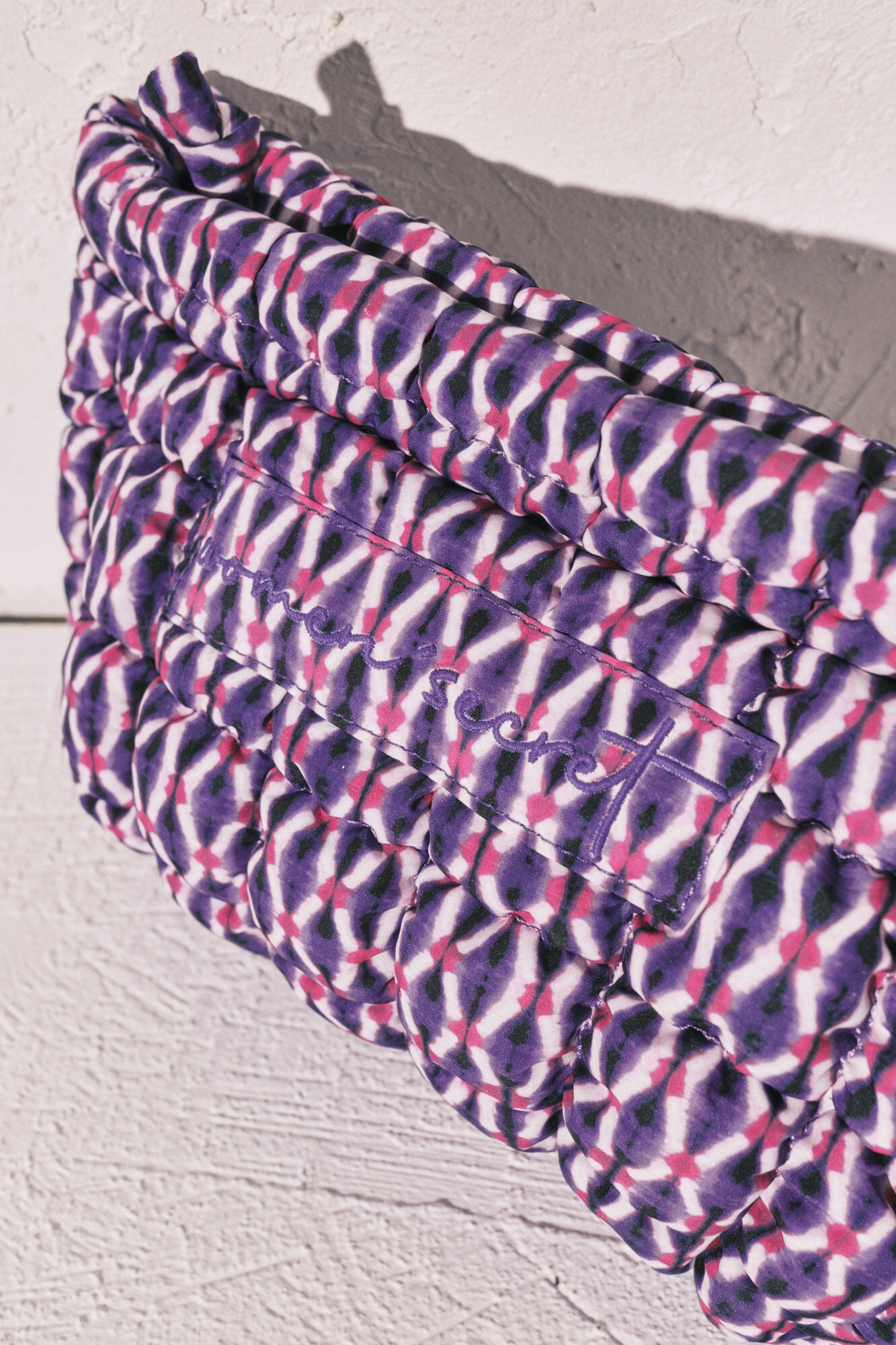Women'secret Purple puffer medium vanity case