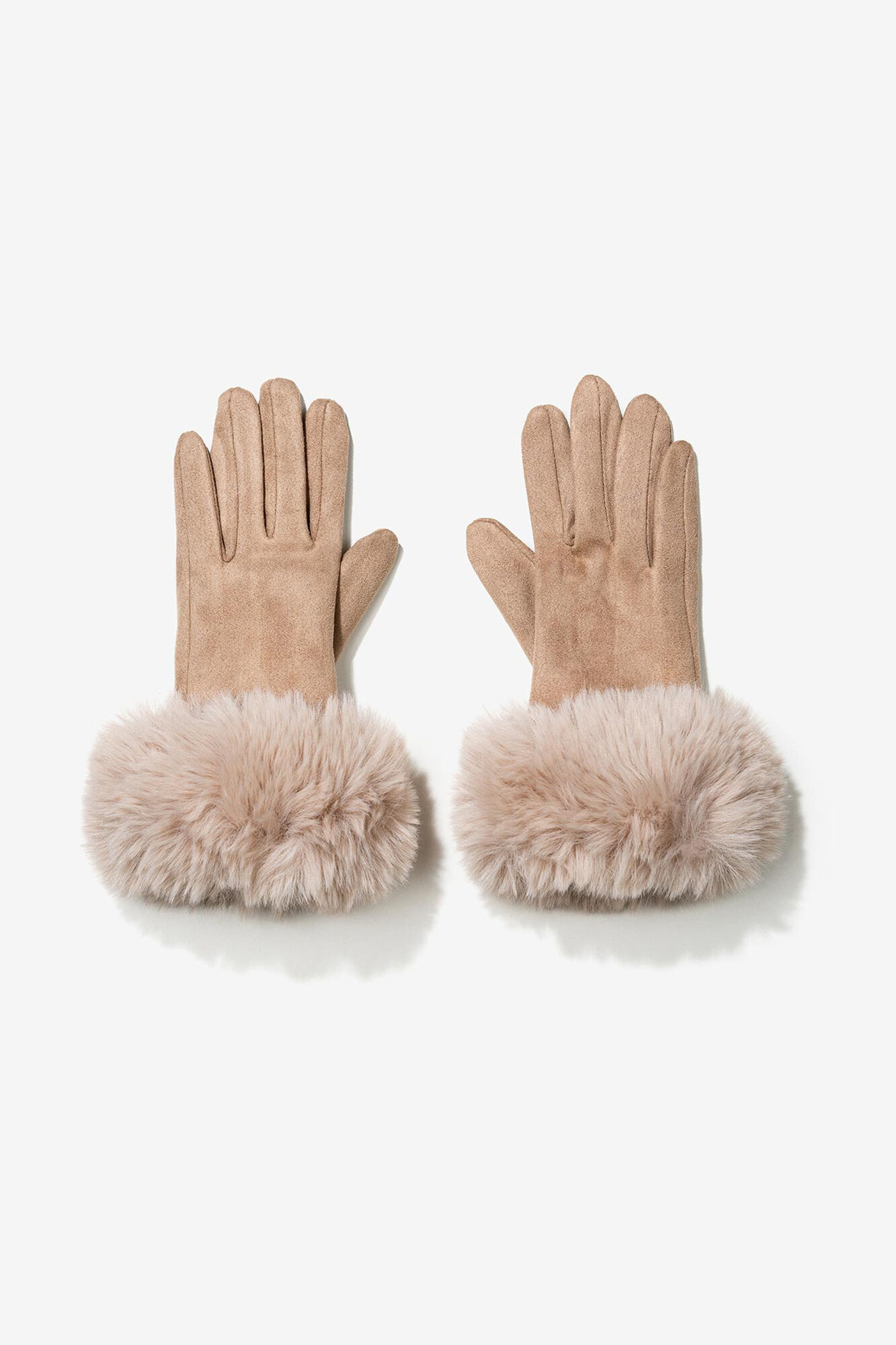 Vilanova Luvas Efeito Camur&ccedil;a com Felpa