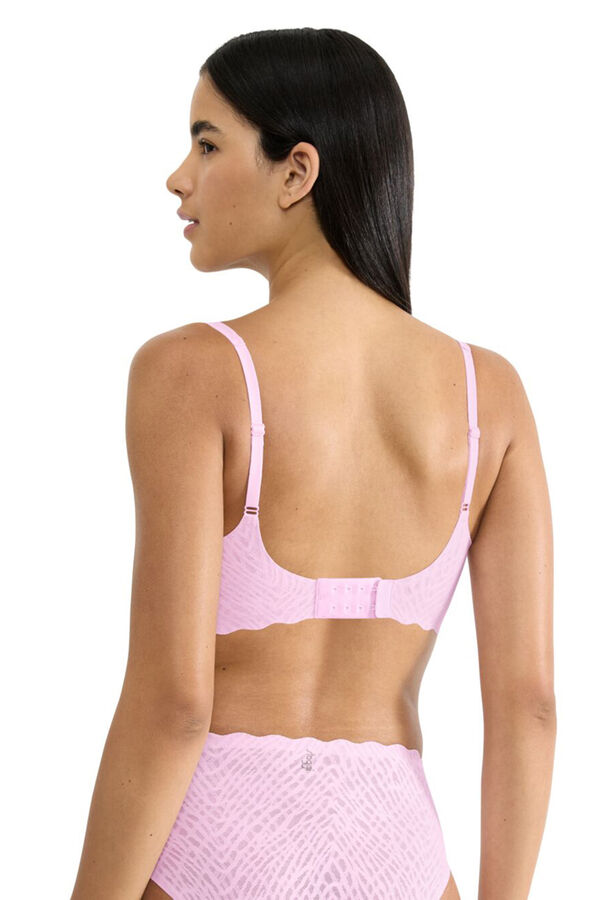 Sloggi Sujetador encaje invisible relleno sin aro rosa