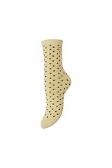Pieces Lurex-Socken mit Print mit Print