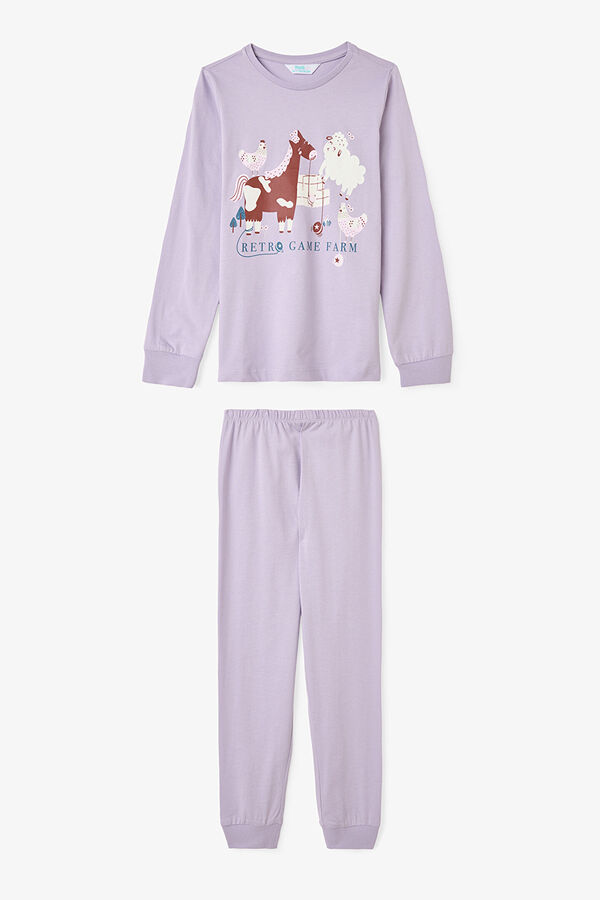 Penti Pack de 2 pijamas de algod&oacute;n de juego de yoy&oacute; para ni&ntilde;as estampado