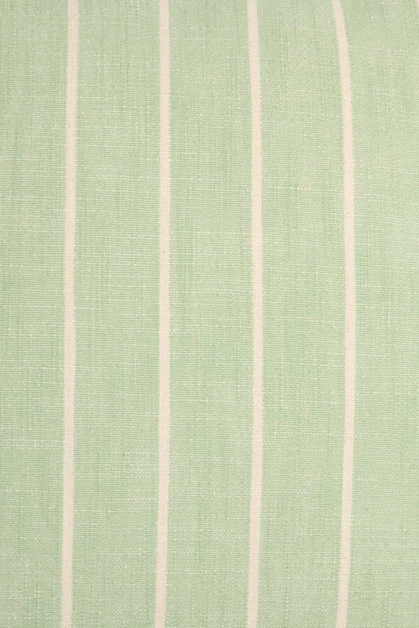 Womensecret Striped cotton cushion cover green