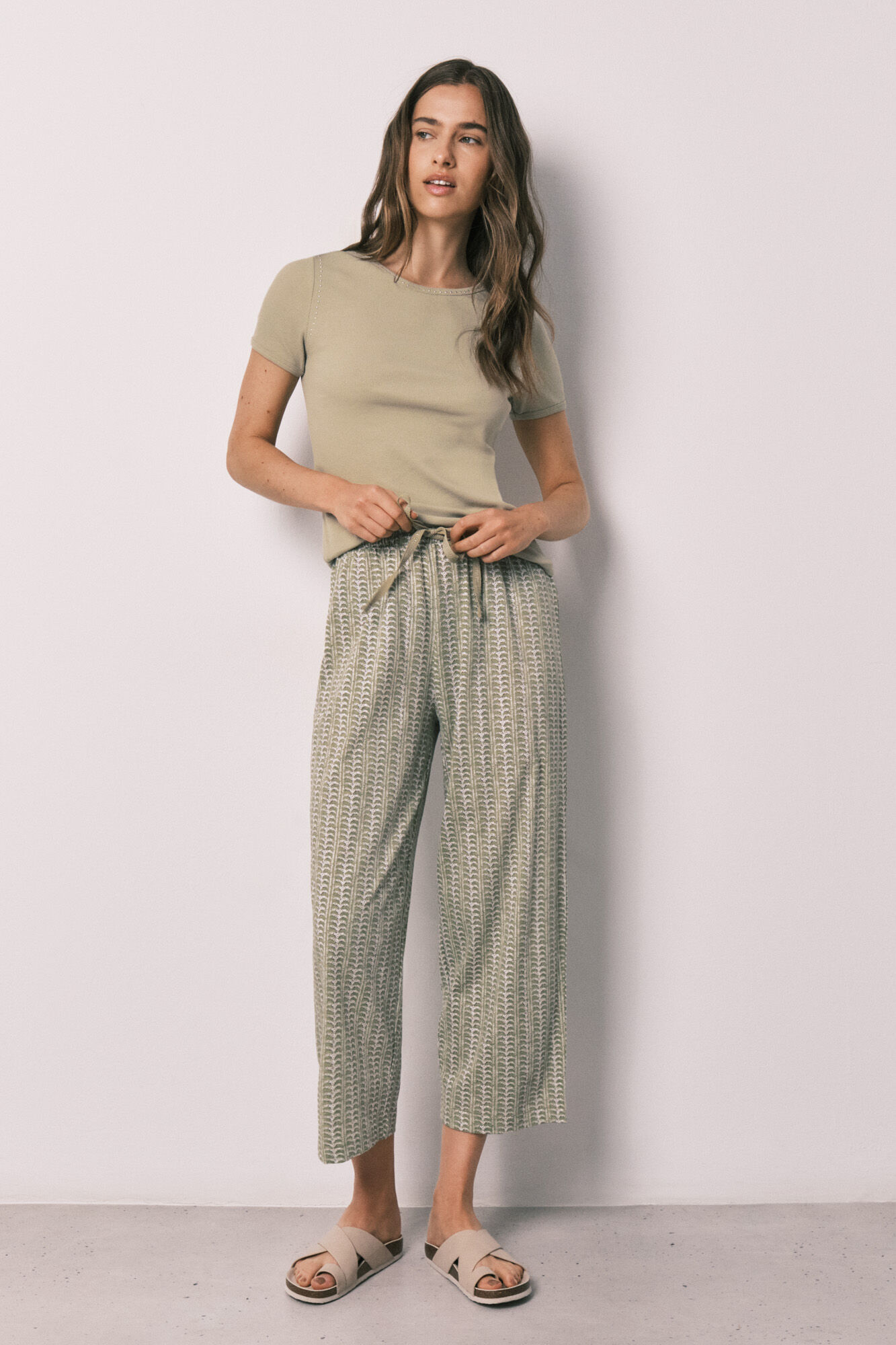 Women'secret Cotton short sleeve long pyjamas