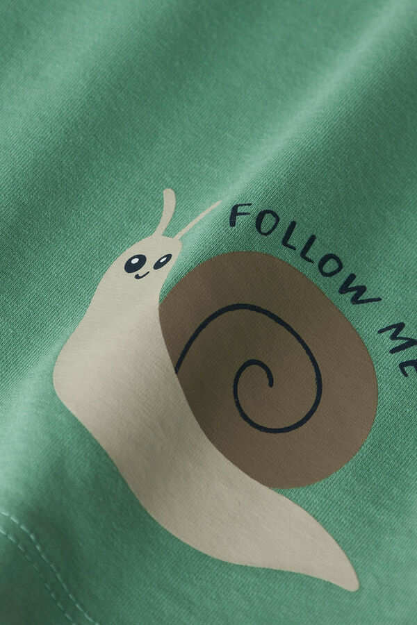 Name it Baby-T-Shirt mit Aufdruck Blau