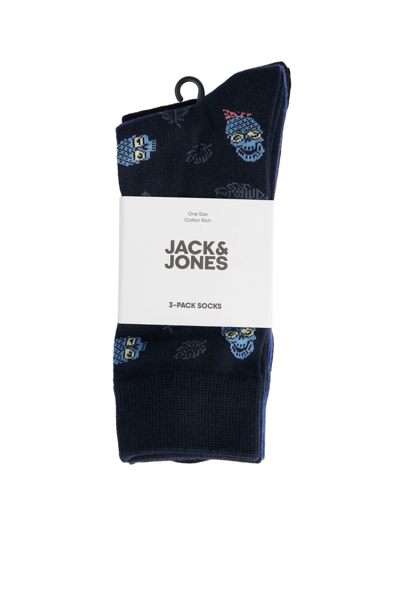 Jack & Jones Meias de algod&atilde;o com caveiras