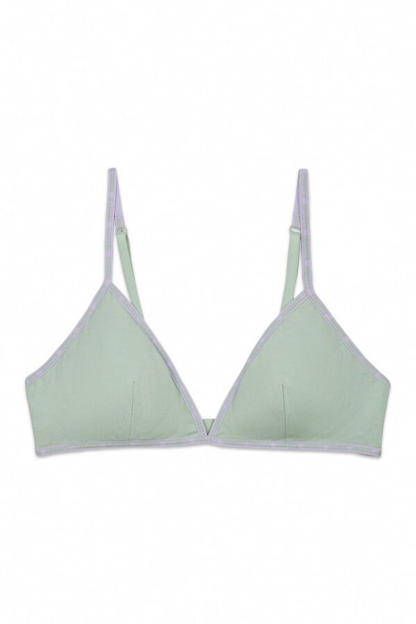 HI&BYE Green triangle bra green