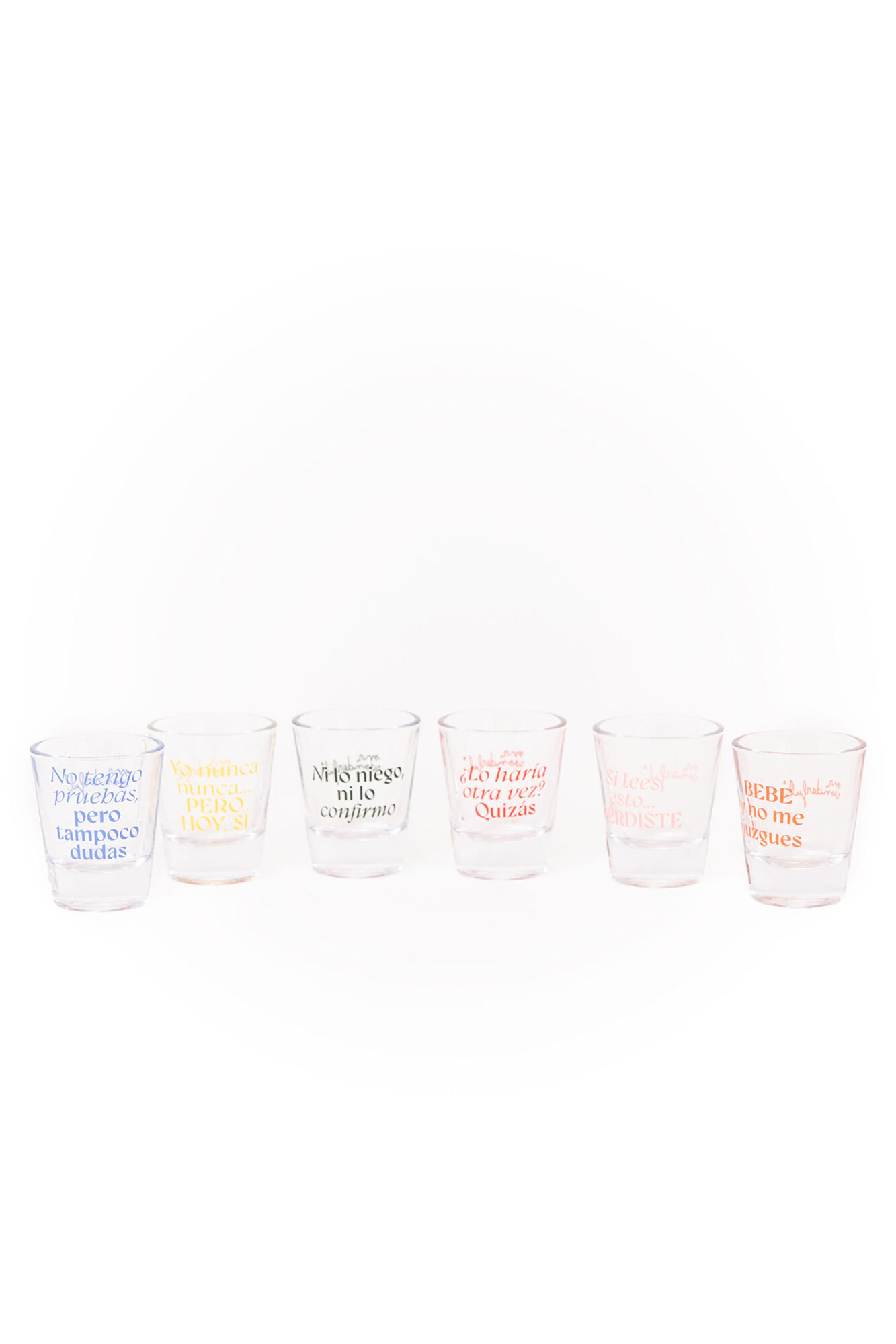 Mr. Wonderful Set de 6 vasos de chupito para brindar infinito