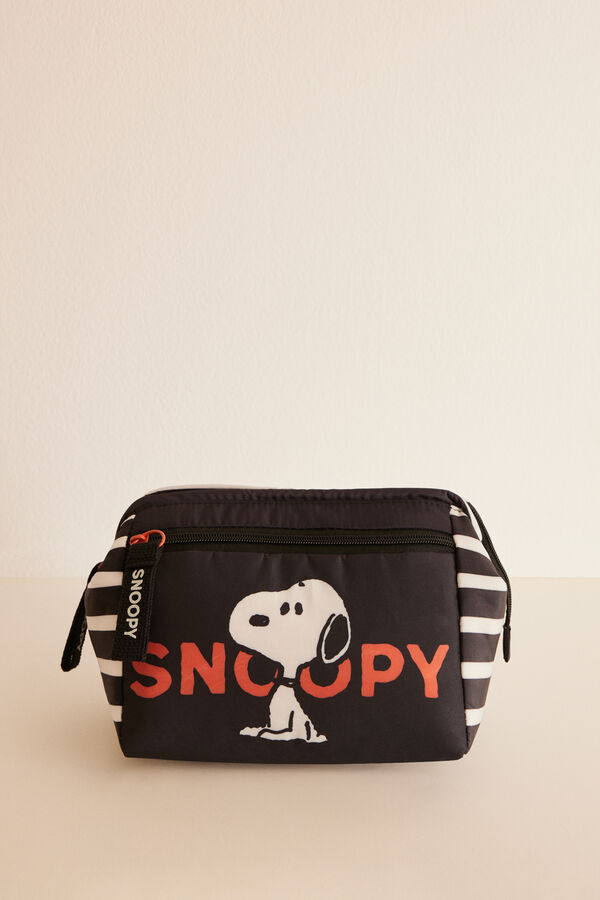 Womensecret Snoopy medium striped vanity case printed