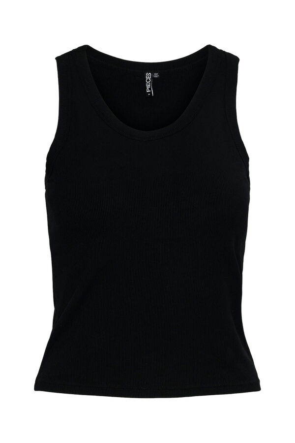 Womensecret Vest top with built-in cups fekete