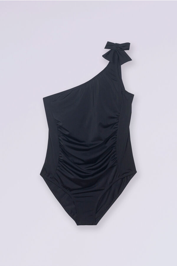 Womensecret Umstandsbadeanzug mit einem Träger Schwarz