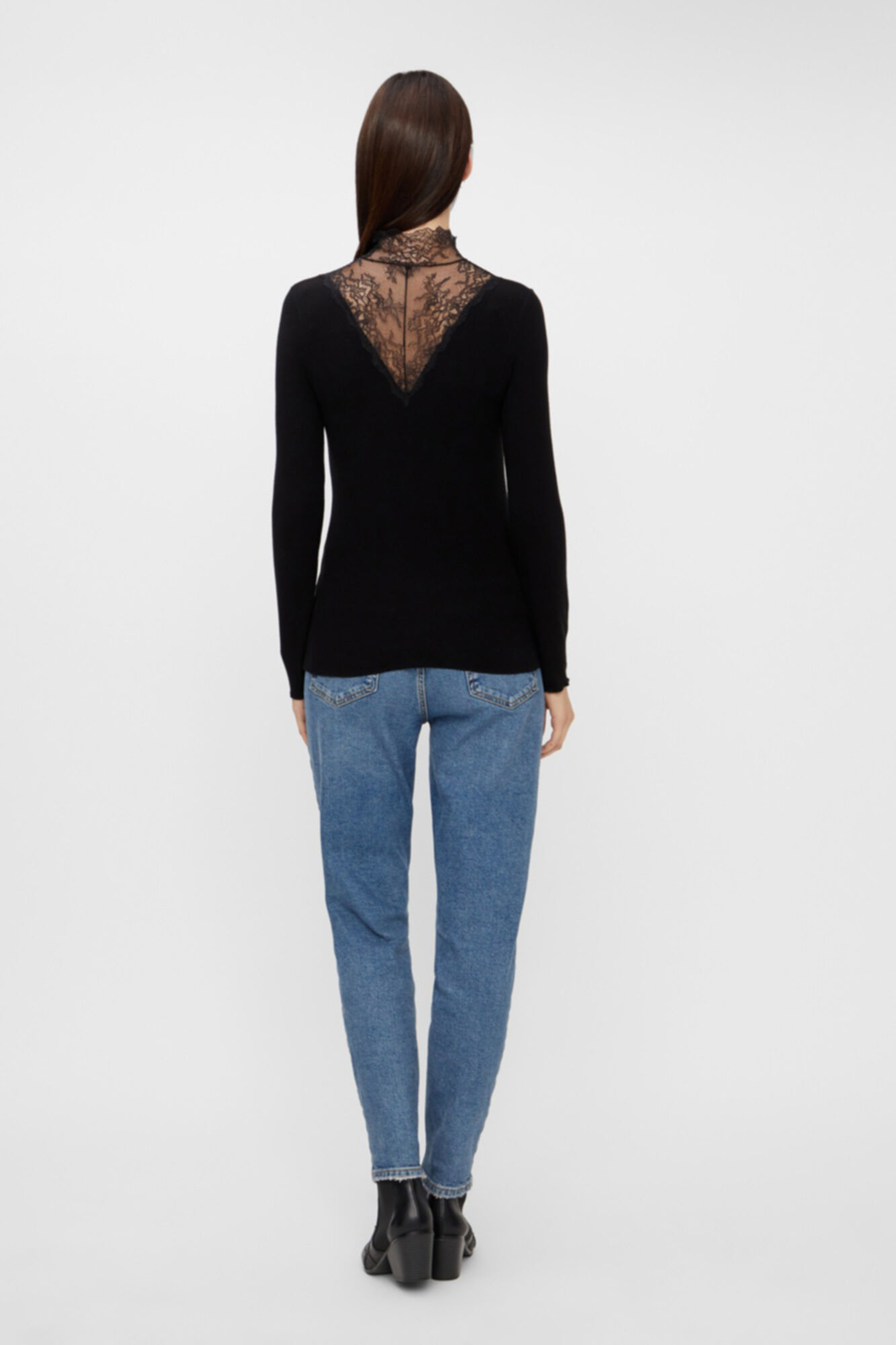 Pieces Top lange &Auml;rmel Viskose