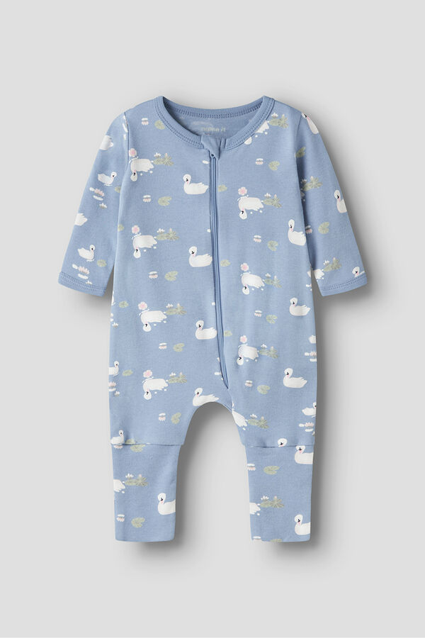 Name it Swan print pack of pyjamas blue