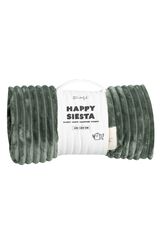 Mr. Wonderful Green Happy Siesta blanket imprim&eacute;