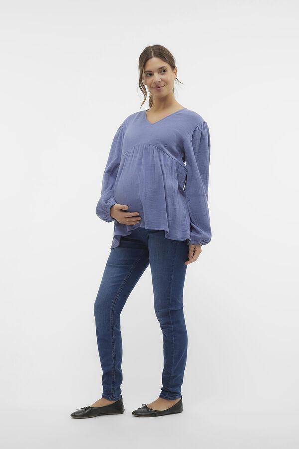 Womensecret Long-sleeved maternity top kék