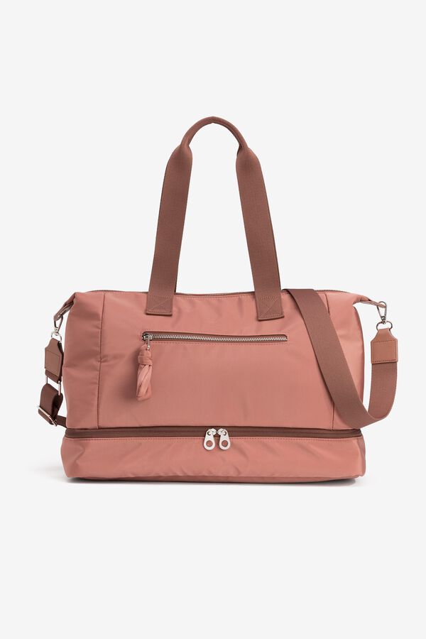 Vilanova Sac de week-end matelass&eacute; en nylon rouge