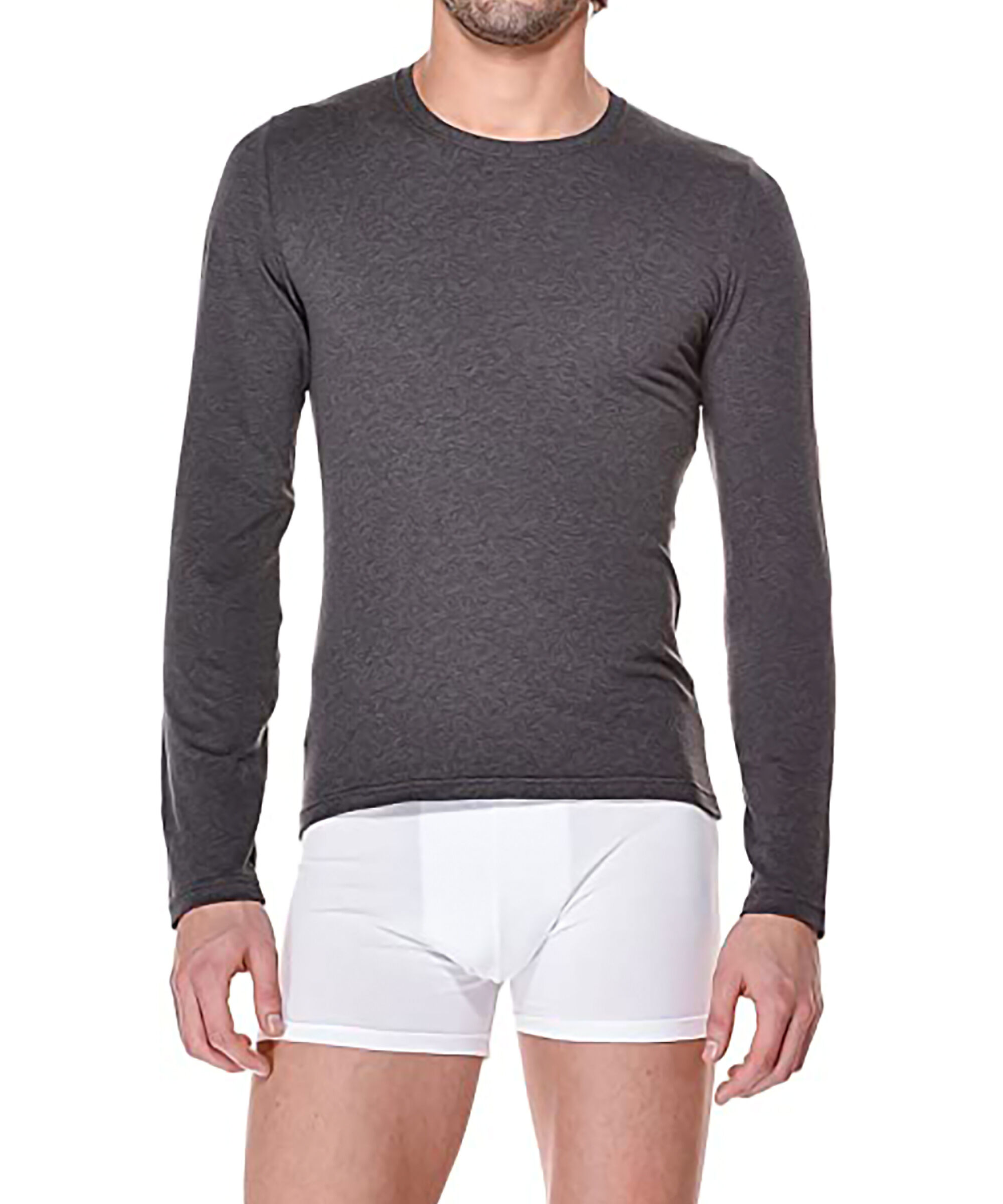 Cotonella Camiseta termal de hombre cuello redondo manga larga