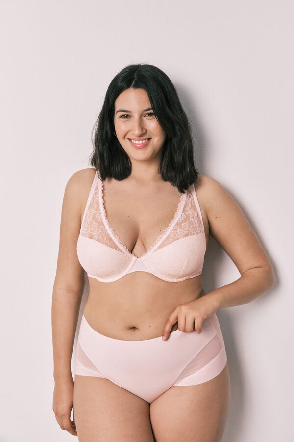 Women'secret Pink high-waist shaping panty pink