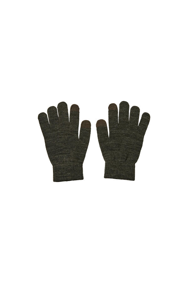 Pieces Guantes de punto grey