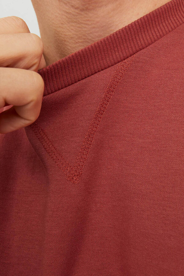 Womensecret Plain round neck sweatshirt Rot