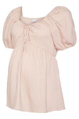 Womensecret Short puffed sleeve maternity and nursing top  rózsaszín