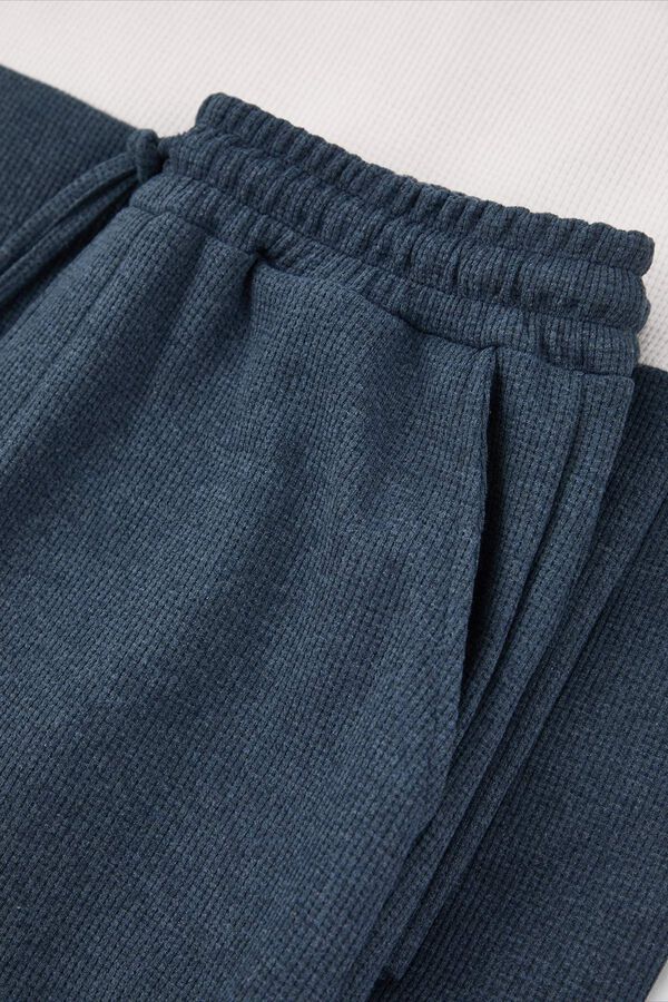 Trendyol Comfortable Knitted Pyjama Set blue