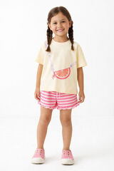 Name it Printed girls' short pink