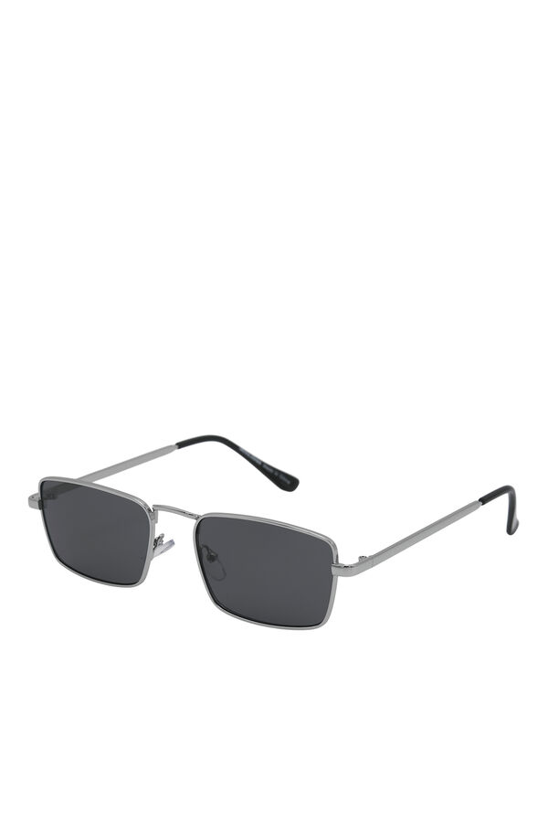 Jack & Jones Silver metal frame sunglasses grey