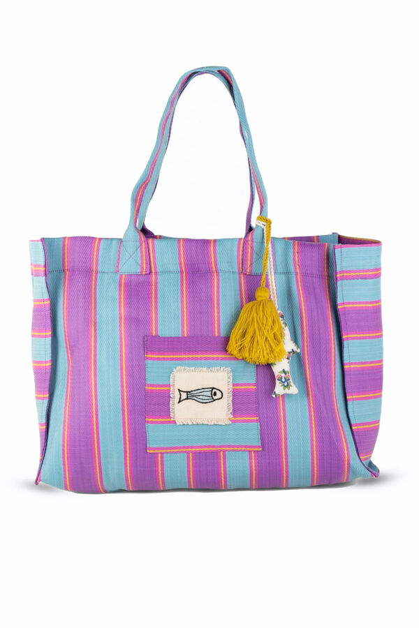 Kbas Recycled plastic shopping bag pink