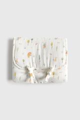 Textura Cambiador de algod&oacute;n bosque estampado