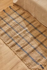 Womensecret Carlo natural jute rug with dyed jute brown