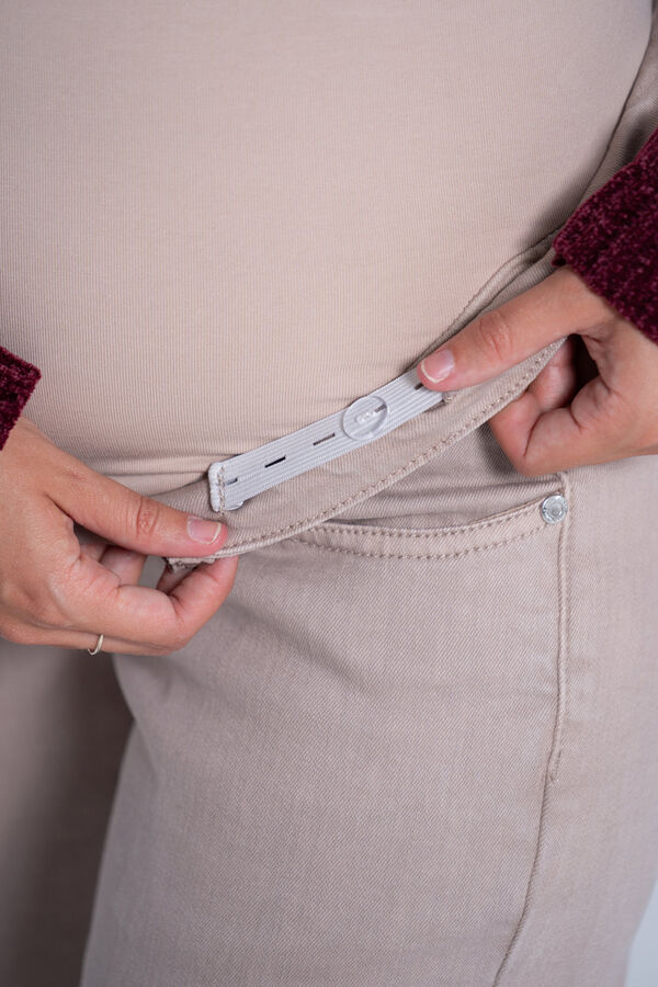 Ohma! Maternity straight jeans brown
