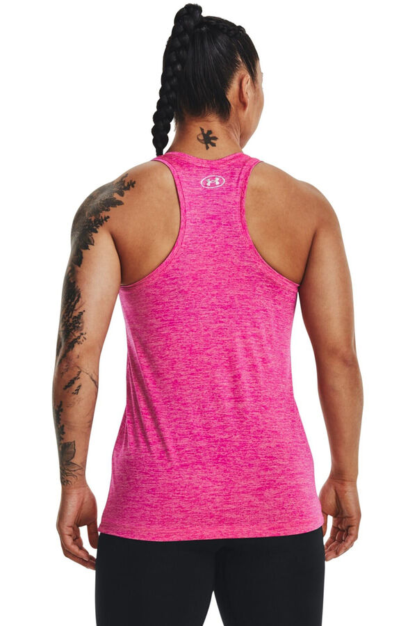 Under Armour Camiseta sin mangas rosa