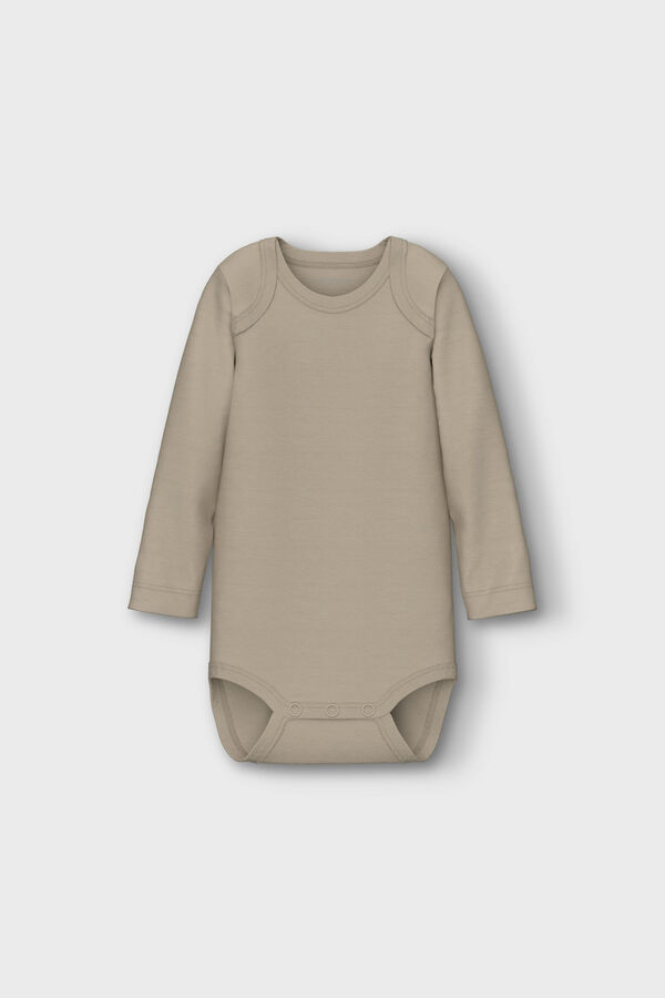 Name it Set 3 bodys osito bebé neutro gris