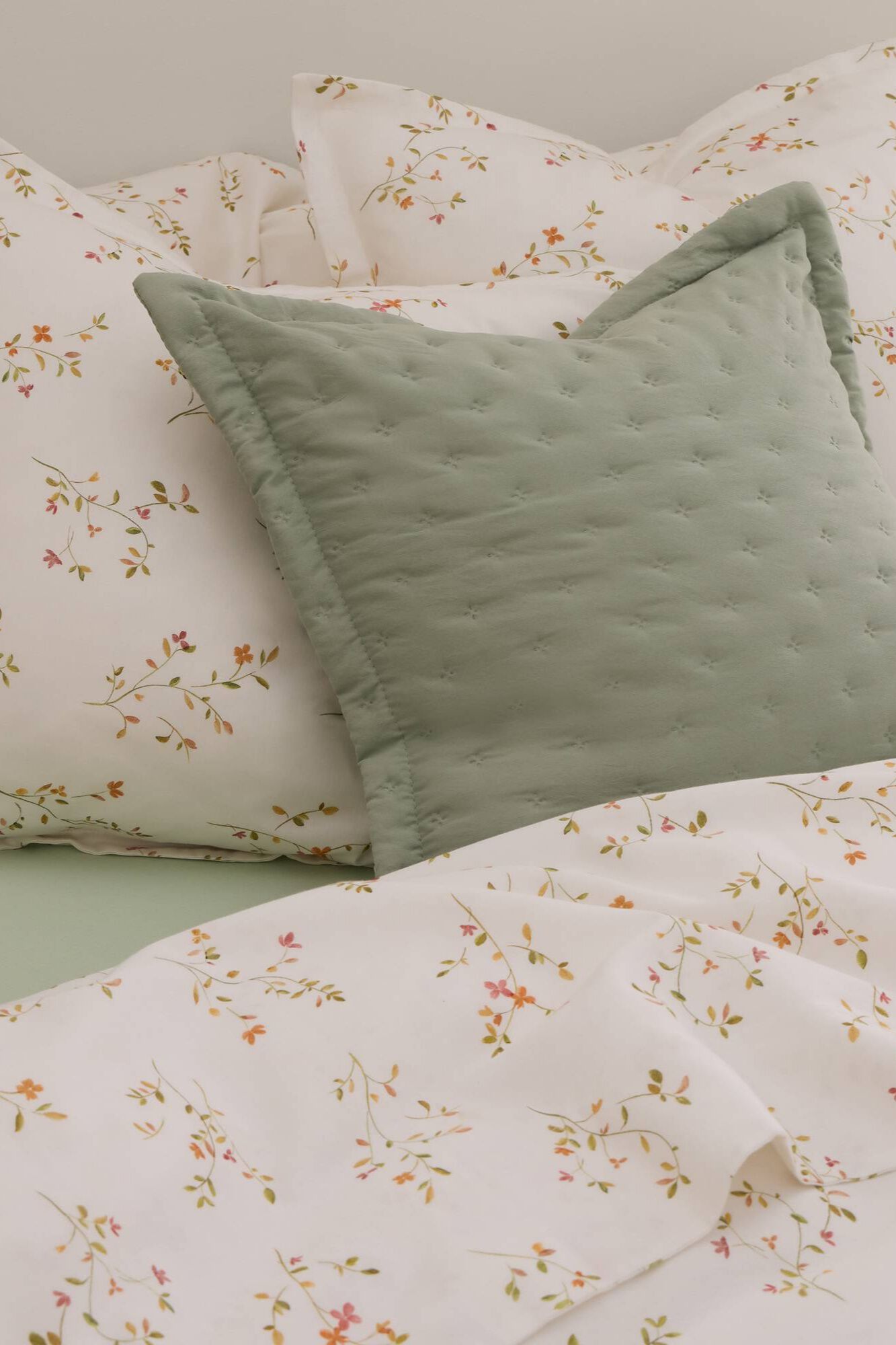 Textura Bedrucktes Satin-Bettlaken