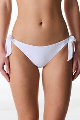 Penti Braga bikini brasile&ntilde;a lazos blanco
