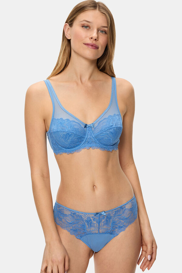 DIM Generous Essential lace Panties  Plava