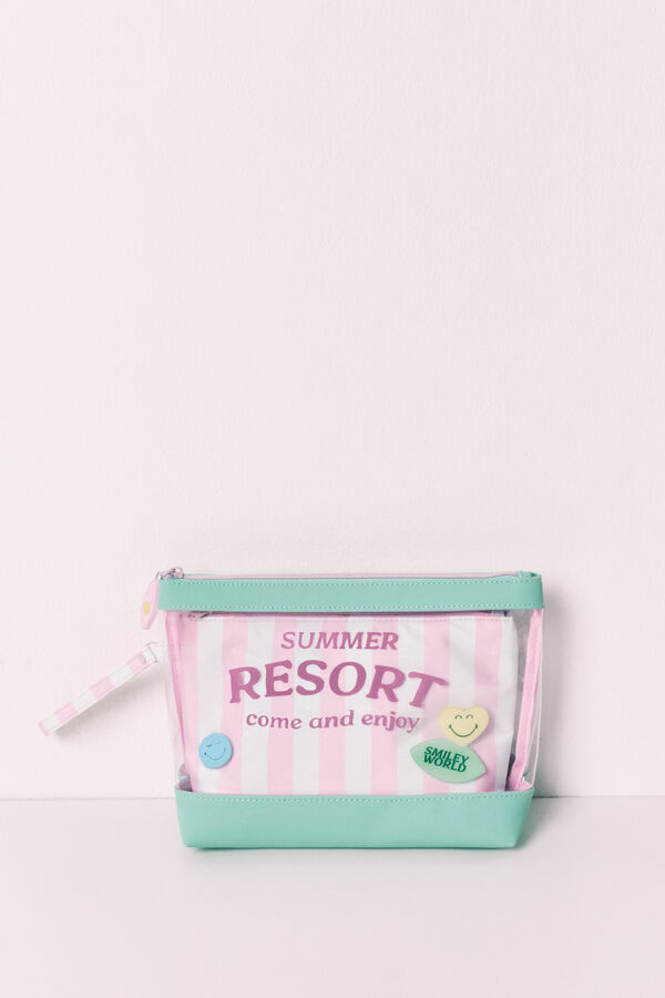 Women'secret Lot trousses de toilette SmileyWorld&reg; imprim&eacute;