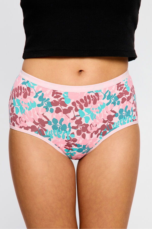 Modibodi Braga Menstrual Alta Bambú Flujo Abundante Ivy rosa