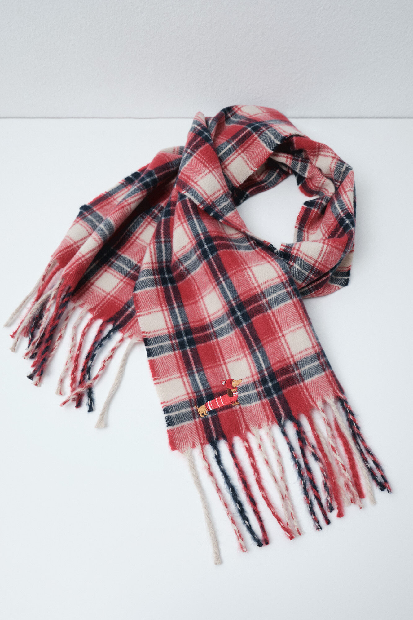 Women'secret Foulard &agrave; carreaux rouge