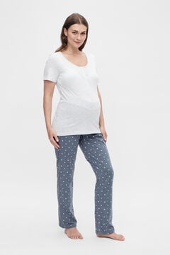 Womensecret Dual function long maternity pyjamas gris