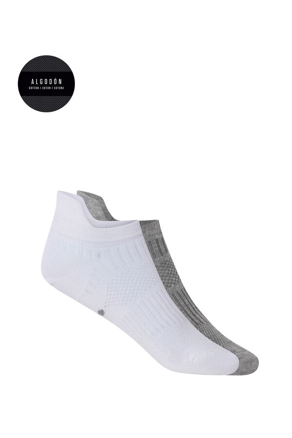 Punto Blanco Pack 2 calcetines deportivos algod&oacute;n estampado