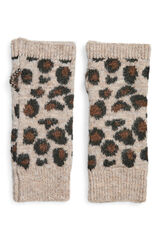 Pieces Mitones Animal Print gris