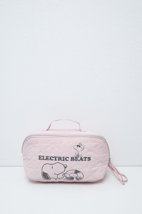 Women'secret Pink medium Snoopy vanity case pink