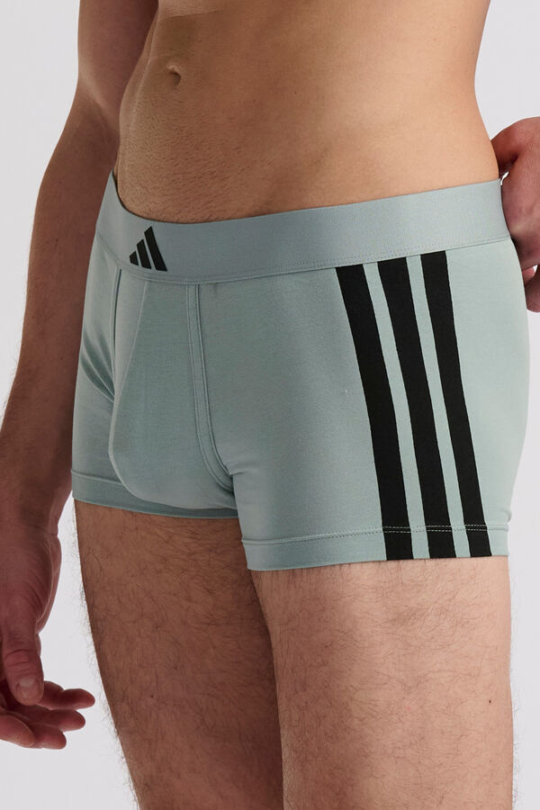 Adidas Pack 2 logo boxers green