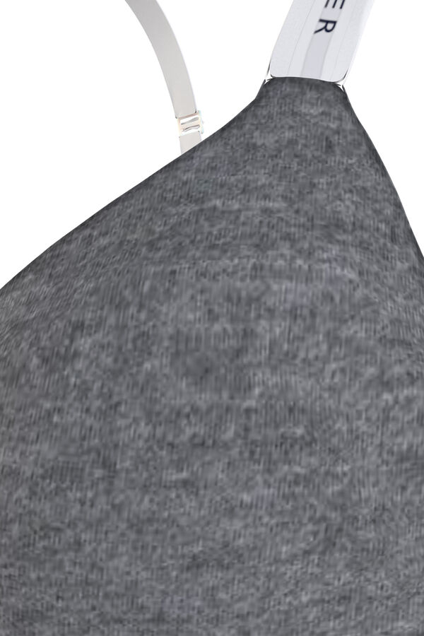 Womensecret Sujetador triangular con relleno gris