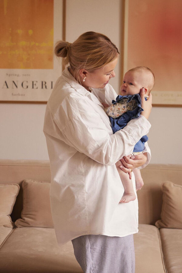 Name it Baby girls' denim dress blue