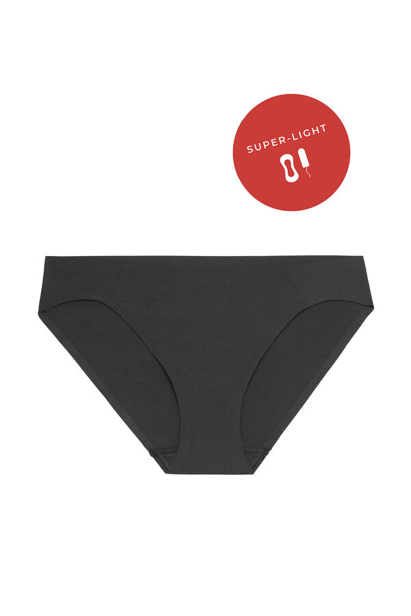 Womensecret Braga menstrual Everyday bikini negra – Absorción super ligera noir